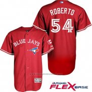 Maglia Baseball Uomo Toronto Blue Jays Ousna Roberto Rosso Flex Base