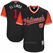 Maglia Baseball Uomo Washington Nationals 2017 Little League World Series Wilmer Difo Blu