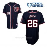 Maglia Baseball Uomo Washington Nationals Dan Uggla 26 Blu Alternato Cool Base