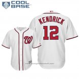 Maglia Baseball Uomo Washington Nationals Howie Kendrick Cool Base Home Bianco