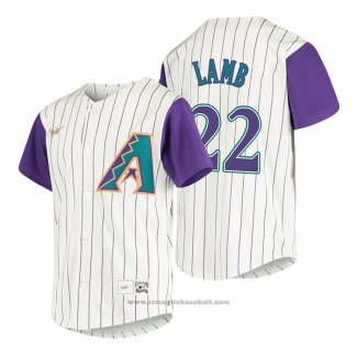 Maglia Baseball Bambino Arizona Diamondbacks Jake Lamb Cooperstown Collection Alternato Crema