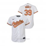 Maglia Baseball Bambino Baltimore Orioles Renato Nunez Replica Primera Bianco