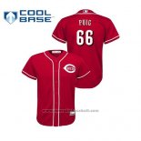 Maglia Baseball Bambino Cincinnati Reds Yasiel Puig Cool Base Alternato Rosso1