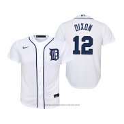 Maglia Baseball Bambino Detroit Tigers Brandon Dixon Replica Primera Bianco
