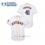 Maglia Baseball Bambino Houston Astros Brad Peacock 2019 World Series Bound Cool Base Bianco