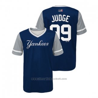 Maglia Baseball Bambino New York Yankees Aaron Judge 2018 LLWS Players Weekend Judge Blu