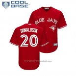 Maglia Baseball Bambino Toronto Blue Jays Josh Donaldson Cool Base Replica Scarlet