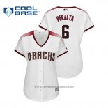 Maglia Baseball Donna Arizona Diamondbacks David Peralta Cool Base Home Bianco