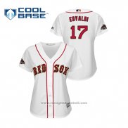 Maglia Baseball Donna Boston Red Sox Nathan Eovaldi 2019 Gold Program Cool Base Bianco