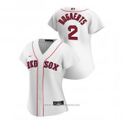 Maglia Baseball Donna Boston Red Sox Xander Bogaerts 2020 Replica Home Bianco