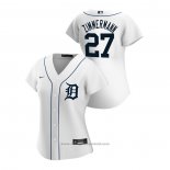 Maglia Baseball Donna Detroit Tigers Jordan Zimmermann 2020 Replica Home Bianco