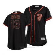 Maglia Baseball Donna San Francisco Giants Austin Slater Cool Base Nero