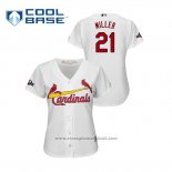 Maglia Baseball Donna St. Louis Cardinals Andrew Miller 2019 Postseason Cool Base Bianco