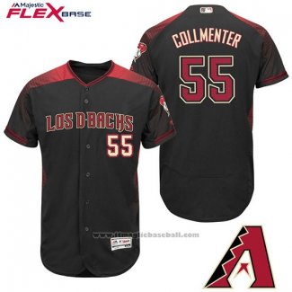 Maglia Baseball Uomo Arizona Diamondbacks 55 Josh Collmenter Nero Hispanic Heritage Flex Base