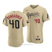 Maglia Baseball Uomo Arizona Diamondbacks Madison Bumgarner 2021 City Connect Autentico Or