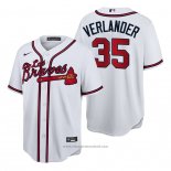 Maglia Baseball Uomo Atlanta Braves Justin Verlander Hispanic Heritage Autentico Bianco