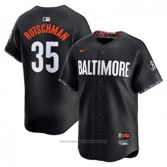 Maglia Baseball Uomo Baltimore Orioles Adley Rutschman City Connect Limited Nero