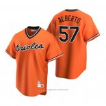 Maglia Baseball Uomo Baltimore Orioles Hanser Alberto Cooperstown Collection Alternato Arancione