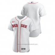 Maglia Baseball Uomo Boston Red Sox Autentico Bianco