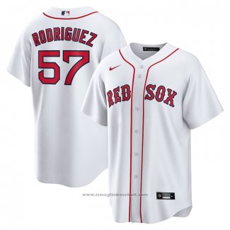 Maglia Baseball Uomo Boston Red Sox Joely Rodriguez Home Replica Bianco