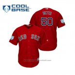 Maglia Baseball Uomo Boston Red Sox Mookie Betts Cool Base Allenamento Primaverile 2019 Rosso