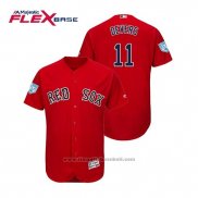 Maglia Baseball Uomo Boston Red Sox Rafael Devers Flex Base Allenamento Primaverile 2019 Rosso
