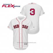 Maglia Baseball Uomo Boston Red Sox Sandy Leon Flex Base Bianco
