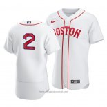 Maglia Baseball Uomo Boston Red Sox Xander Bogaerts 2021 Autentico Bianco