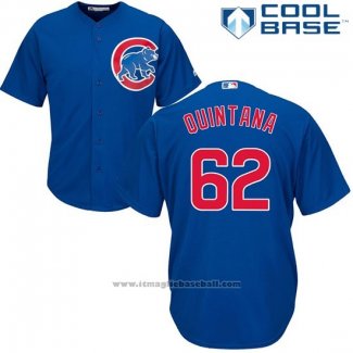 Maglia Baseball Uomo Chicago Cubs 62 Jose Quintana Cool Base