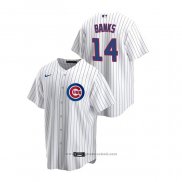 Maglia Baseball Uomo Chicago Cubs Ernie Banks Replica Home Bianco