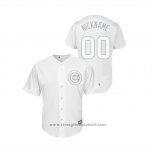 Maglia Baseball Uomo Chicago Cubs Personalizzate 2019 Players Weekend Nickname Replica Bianco