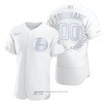 Maglia Baseball Uomo Chicago Cubs Personalizzate Award Collection Bianco