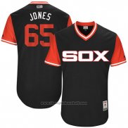 Maglia Baseball Uomo Chicago White Sox 2017 Little League World Series 65 Nate Jones Nero