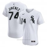 Maglia Baseball Uomo Chicago White Sox Eloy Jimenez Home Elite Bianco