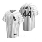 Maglia Baseball Uomo Chicago White Sox Seby Zavala Replica Home Bianco Maglia Baseball Uomo Chicago White Sox Seby Zavala Replica Home Bianco