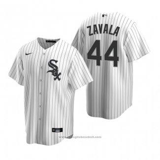 Maglia Baseball Uomo Chicago White Sox Seby Zavala Replica Home Bianco