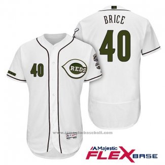 Maglia Baseball Uomo Cincinnati Reds 40 Austin Brice 2018 Alternato Autentico Flex Base