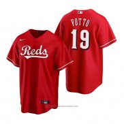 Maglia Baseball Uomo Cincinnati Reds Joey Votto Replica Rosso