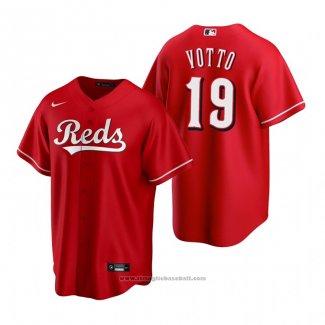 Maglia Baseball Uomo Cincinnati Reds Joey Votto Replica Rosso