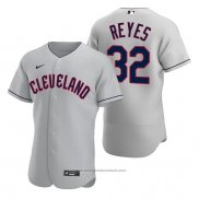 Maglia Baseball Uomo Cleveland Guardians Franmil Reyes Autentico Road Grigio