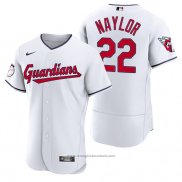 Maglia Baseball Uomo Cleveland Guardians Josh Naylor Autentico Home Bianco