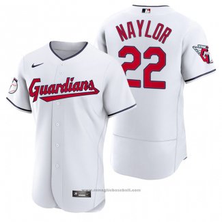 Maglia Baseball Uomo Cleveland Guardians Josh Naylor Autentico Home Bianco