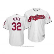 Maglia Baseball Uomo Cleveland Indians Franmil Reyes Cool Base Home Bianco