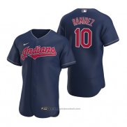 Maglia Baseball Uomo Cleveland Indians Harold Ramirez Autentico Blu