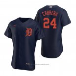 Maglia Baseball Uomo Detroit Tigers Miguel Cabrera Autentico Alternato 2020 Blu