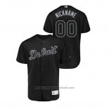 Maglia Baseball Uomo Detroit Tigers Personalizzate 2019 Players Weekend Autentico Nero