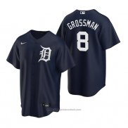 Maglia Baseball Uomo Detroit Tigers Robbie Grossman Replica Alternato Blu