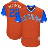 Maglia Baseball Uomo Houston Astros 2017 Little League World Series Josh Reddick Arancione