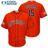 Maglia Baseball Uomo Houston Astros Carlos Beltran Arancione Cool Base