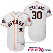 Maglia Baseball Uomo Houston Astros Juan Centeno Bianco Flex Base